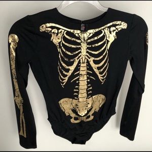 BRANDNEW W TAG LA SENZA SQUELETOON COSTUME SMALL